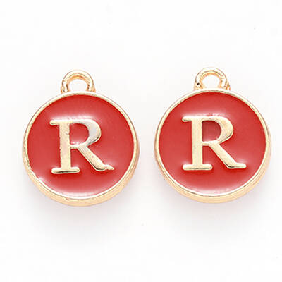 Golden Plated Alloy Enamel Charms