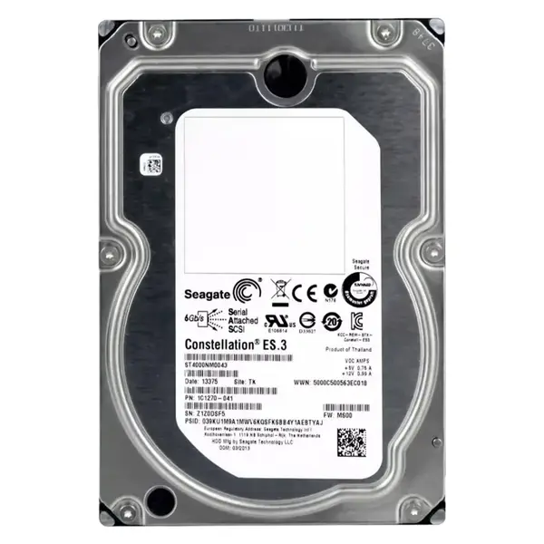 ST4000NM0043 Seagate 4TB 6Gb/s SAS 7200 3.5-inch 128MB Hard Drive
