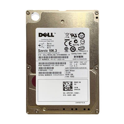 PH7CR Dell 73GB 3Gb/s SAS 10000 2.5-inch 16MB Hard Drive