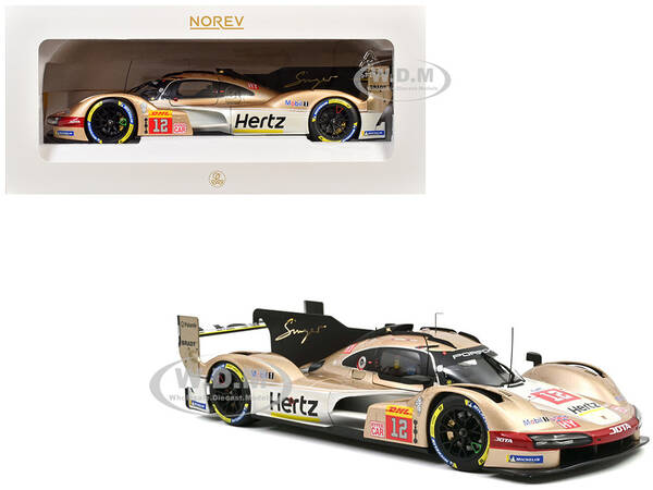 Porsche 963 #12 Callum Ilott - Will Stevens Hertz Team Jota Winner 6 Hours of Spa-Francorchamps (2024) 1/18 Diecast Model...