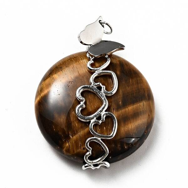 Natural Tiger Eye Pendants