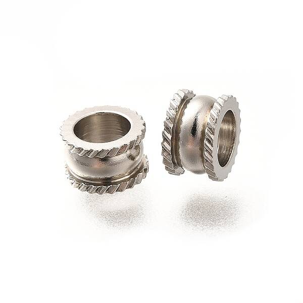 201 Stainless Steel European Beads