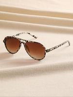 Women's Vintage Leopard Pattern Frames Glasses, Trendy Casual Glasses for Everyday Use, Fashion Modern Accessories for Outdoo...