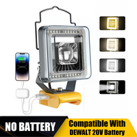 LED Work Light for Dewalt 20V Battery, Battery Not Included, 4 Color Temperature Modes, 60W 6000 Lumens Spotlight Flashlight ...