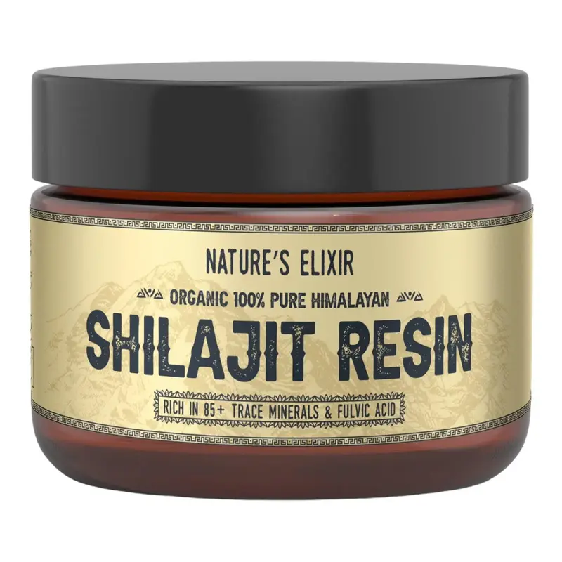 Organic 100% Pure Himalayan Shilajit Resin Dietary Supplement
