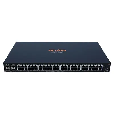 R8N86A#ABA HP Aruba 6000 Series 48G 48 x Ports 1000Base-T + 4 x Ports 1GbE SFP 1U Rack-mountable Layer 3 Managed Gigabit Ethe...