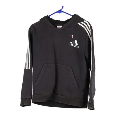 Age 13-14 Adidas Hoodie - Large Black Cotton Blend