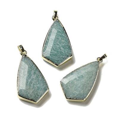 Natural Amazonite Pendants
