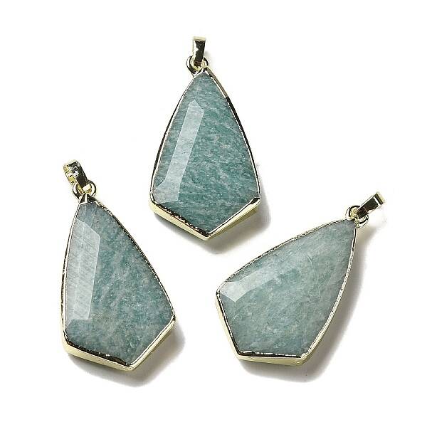 Natural Amazonite Pendants