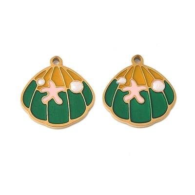 304 Stainless Steel Enamel Charms
