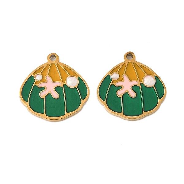 304 Stainless Steel Enamel Charms