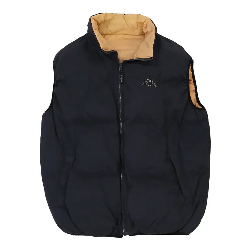 Kappa Reversible Gilet - XL Black Polyester