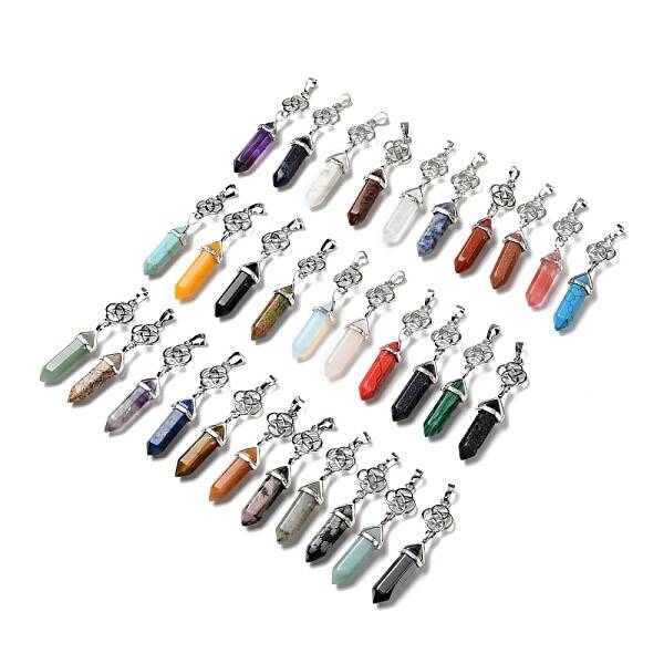 Natural & Synthetic Gemstone Pendant
