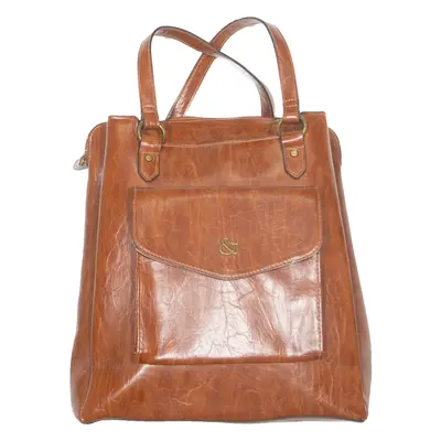Womens Backpack Bag Brown 90s