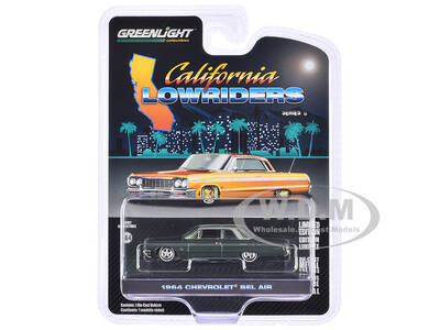 1964 Chevrolet Bel Air Dark Gray Metallic and Silver Metallic \