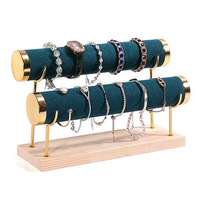 Velvet 2 T Bar Bracelet Display Rack