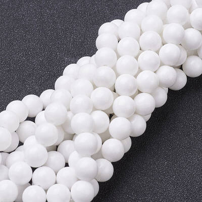 Natural Mashan Jade Round Beads Strands