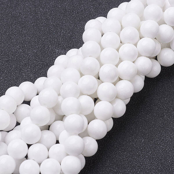 Natural Mashan Jade Round Beads Strands