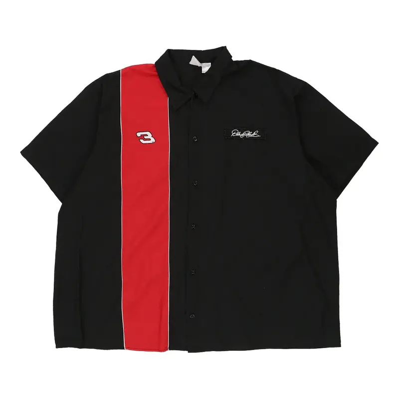 Dale Earnhardt 3 Winners Circle Nascar Short Sleeve Shirt - 2XL Black Cotton