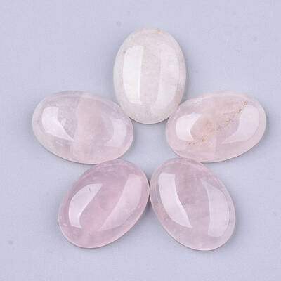 Natural Rose Quartz Cabochons
