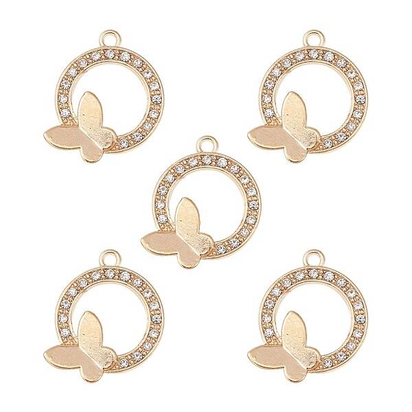 Alloy Crystal Rhinestone Pendants