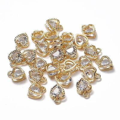 Heart Alloy Charms