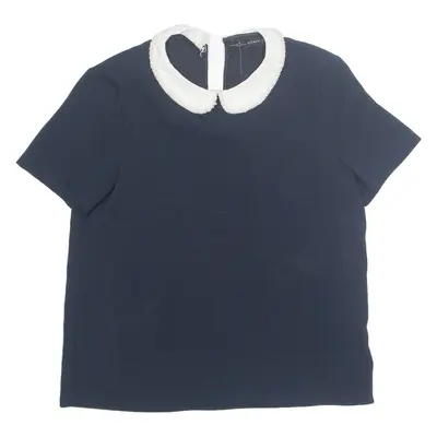 ZARA Womens Top Blue S