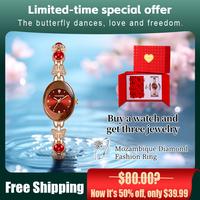 Women's' Watch  Elegant Jewelry Bracelet Watch 50% OFF Flash Sale! Free Shipping. Doubles as watch  bracelet. Includes ring g...