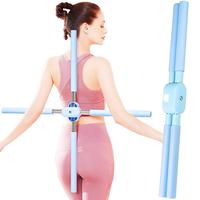 Posture Corrector Yoga Cross Stick - Back Pain Relief, Multifunctional Pilates Bar, Adjustable Posture Corrector Back Bar, Ad...