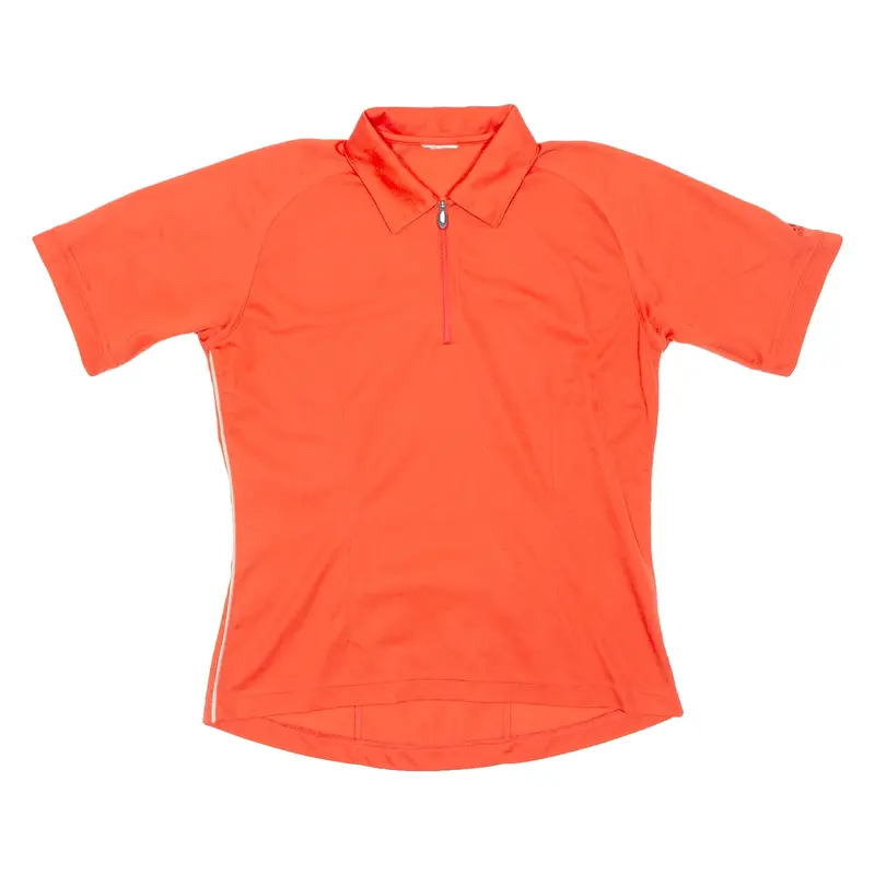Cycling Mens Jersey Orange 1/4 Zip M