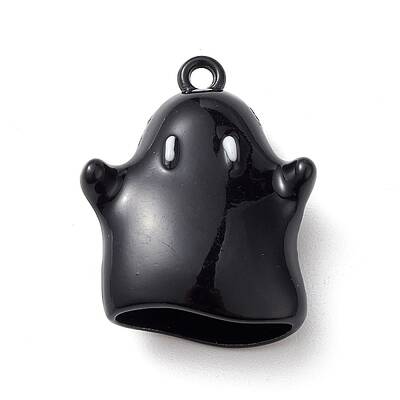 Halloween Spray Painted Alloy Pendants