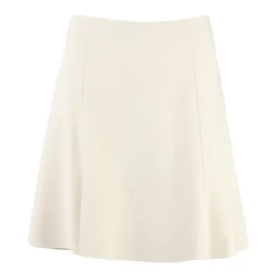 PINKO Womens Skater Skirt Cream Short UK 12