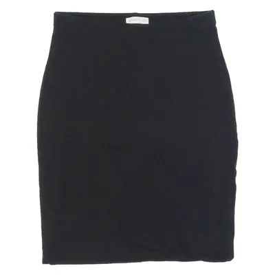 WHISTLES Bodycon Womens Straight Skirt Black Short S
