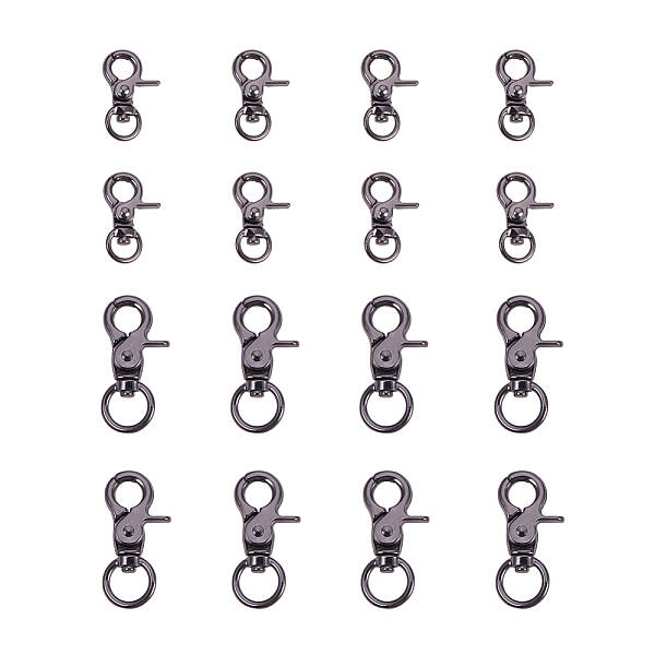 Zinc Alloy Swivel Lobster Claw Clasps