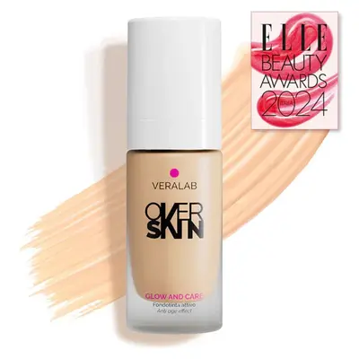 Overskin Glow And Care - Active, Radiant And Moisturizing Foundation 3.5 - Light Honey 30 Ml