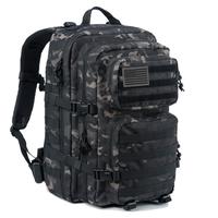 Large Capacity Military Tactical Backpack: Army 3-Day Assault Pack Molle Sports Bags Backpacks for Outdoor Activities With US...