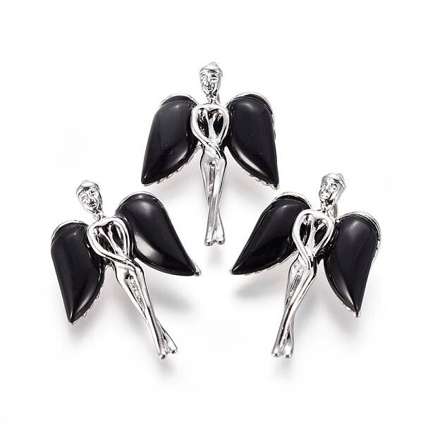 Natural Obsidian Pendants