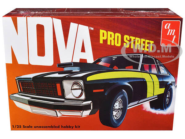 Skill 2 Model Kit Chevrolet Nova Pro Street 1/25 Scale Model by AMT