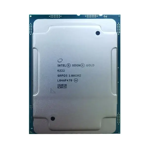 SRF8D Intel Xeon Gold 6222 20-Core 1.80GHz 27.5MB L3 Cache Socket LGA3647 Processor