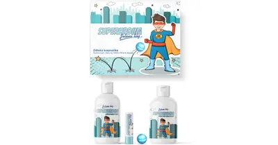 Regina Superhero children's gift set toy + 4.5g deer tallow + 300ml shower gel + 250ml shower gel