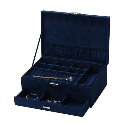Velvet & Wood Jewelry Boxes