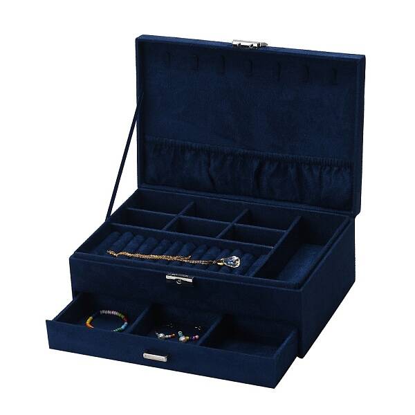 Velvet & Wood Jewelry Boxes