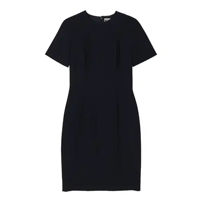 Moschino Midi Dress - Small Navy Wool | Size: small