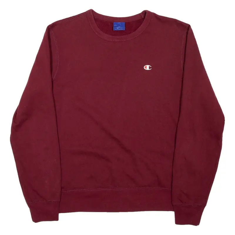CHAMPION Mens Sweatshirt Maroon M