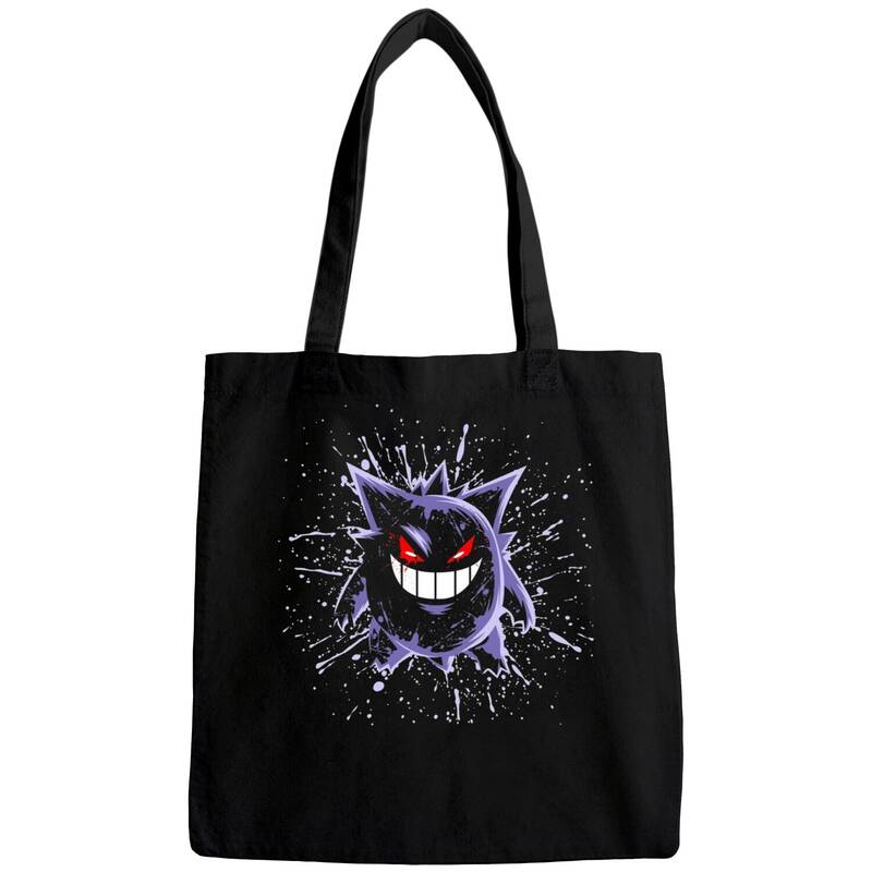 Gengar Splatter Card Gaming Inspired Design Printed Bags