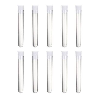 Clear Tube Plastic Bead Containers with Lid