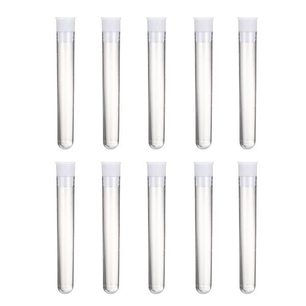 Clear Tube Plastic Bead Containers with Lid