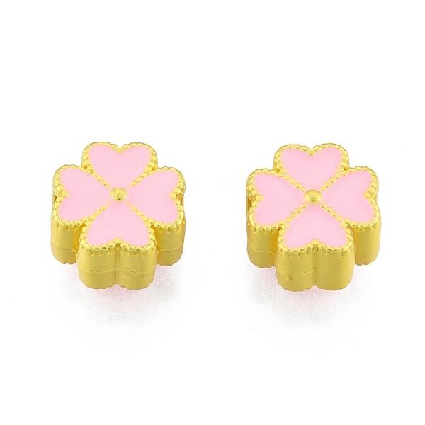 Alloy Enamel European Beads