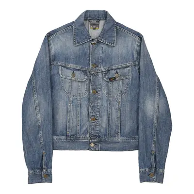 Age - 14 Years Lee Denim Jacket - Large Blue Cotton