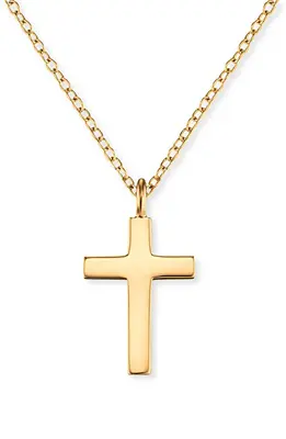 Engelsrufer Gold plated necklace with cross ERN-LILCROSS-G (chain, pendant)